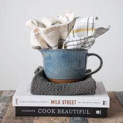 Reactive Glaze Finish Stoneware Creamer