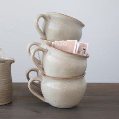 Reactive Glaze Matte Stoneware Mug Bundle