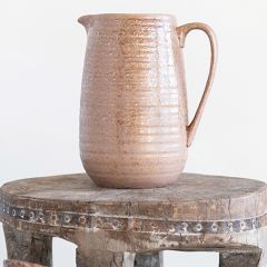 Reactive Glaze Stoneware Pitcher