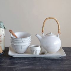 Reactive Glaze Stoneware Serving Platter