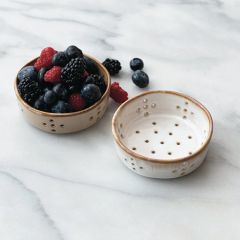 Reactive Glazed Berry Bowl Set of 2