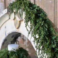 Real Touch Draping Cedar Garland