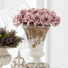 Real Touch Lavender Rose Stem Set of 3