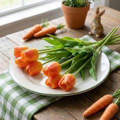 Real Touch Tulip 5 Stem Bundle Set of 2