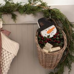 Reclaimed Barn Wood Tabletop Snowman