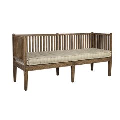 Reclaimed Oak Cushioned Settee