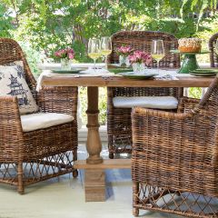 Reclaimed Pine Baluster Dining Table