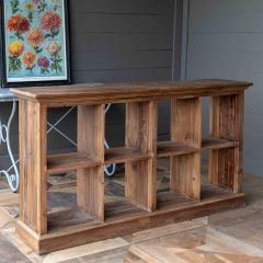 Reclaimed Pine Display Island
