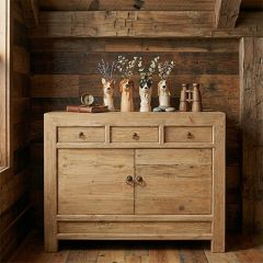 Reclaimed Pine Sideboard Cabinet