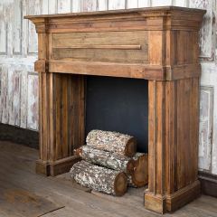 Reclaimed Pine Wood Mantel