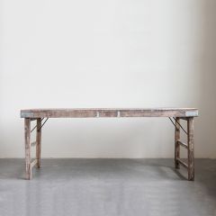 Reclaimed Wood Folding Table