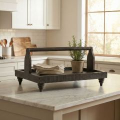 Reclaimed Wood Handled Serving Tray