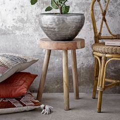 Reclaimed Wood Primitive Accent Stool