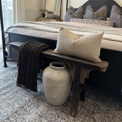 Reclaimed Wood Rustic Farmhouse Bench