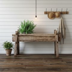 Reconstructed Decorative Wooden Water Trough