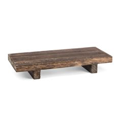 Rectangle Footed Wood Riser