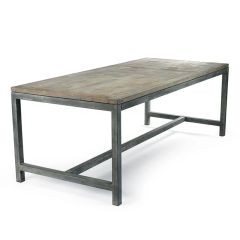 Rectangle Industrial Chic Dining Table | SHIPS FREE