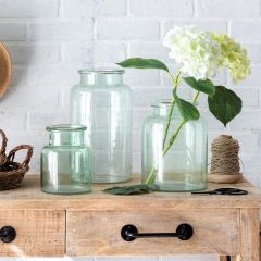 Recycled Glass Display Vase One of Each