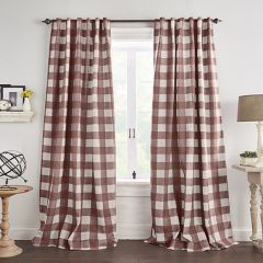 Red Buffalo Check Room Darkening Curtain Panel 52x84