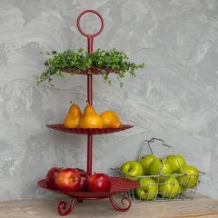 Red Metal Tiered Server