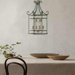 Refined Rustic Iron Chandelier