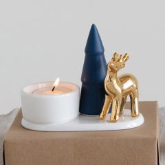 Reindeer Tree Candle Holder