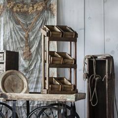 Repurposed Brick Mold Display Rack