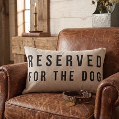 Reserved For The Dog Accent Pillow