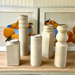 Resin Table Leg Candlesticks