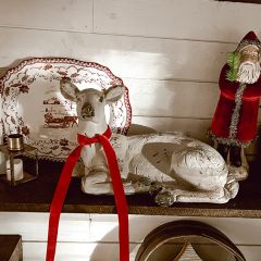 Resting Doe Statue