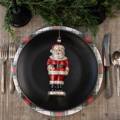 Retro Christmas Santa Claus Ornament Set of 6