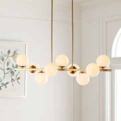 Retro Globe Golden Chandelier