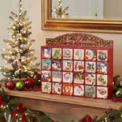 Retro Santa Christmas Advent Calendar