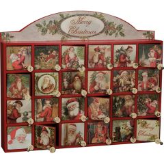Retro Santa Christmas Countdown Box