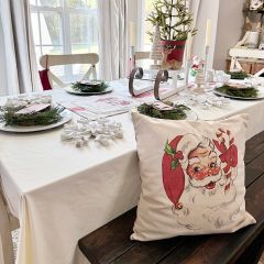Retro Santa Reversible Accent Pillow