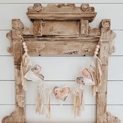 Reversible Quilted Heart Decorative Bunting Banner