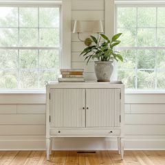 Ribbed Front Accent Cabinet