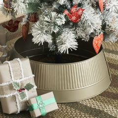 Ribbed Metal Farmhouse Tree Collar Collection