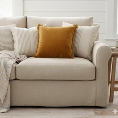 Robust Rust Fringed Accent Pillow