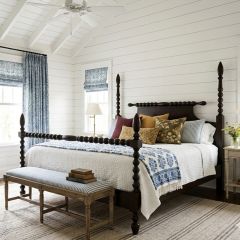 Rolling Pin Turned Post Bed Frame