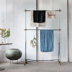 Rolling Victorian Clothes Rack