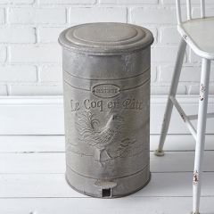Rooster Foot Pedal Trash Can