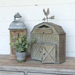Rooster Weathervane Metal Birdhouse