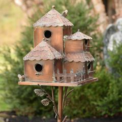 Roosting Manor Birdhouse Stake