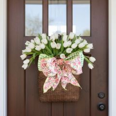 Roses And Gingham Bow