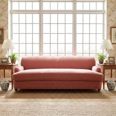 Rosewood Velvet Sofa