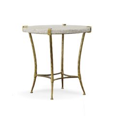 Rough Edge Marble Side Table