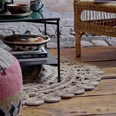 Round Handwoven Jute Rug