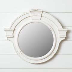 Round Mansard Accent Mirror