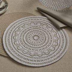 Round Medallion Printed Placemat Set of 4